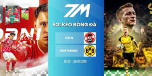 Kèo bóng đá Köln vs Dortmund hôm nay ngày 08/03/2026 - Bundesliga