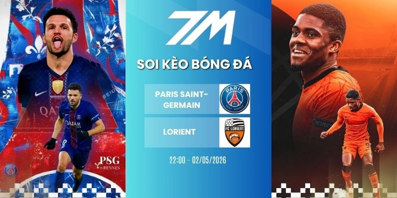 Kèo Bóng Đá Paris Saint-Germain Vs Lorient Hôm Nay Ngày 02/05/2026 – Ligue 1