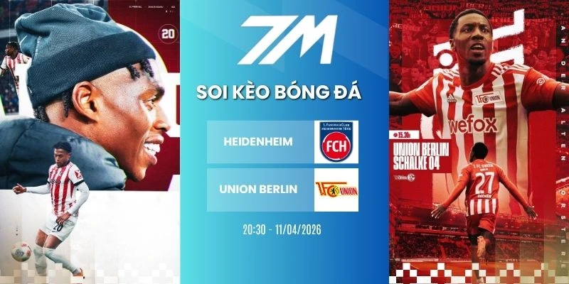 Kèo Nhà Cái Heidenheim vs Union Berlin Hôm Nay Ngày 11/04/2026 – Bundesliga