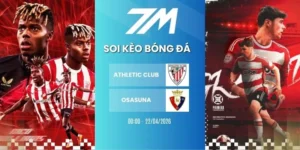 Tỷ lệ kèo Athletic Club vs Osasuna hôm nay ngày  22/04/2026 - La Liga