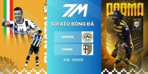 Tỷ lệ kèo Udinese vs Parma hôm nay ngày 18/04/2026 - Serie A