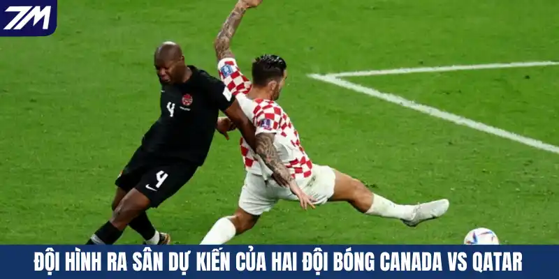 Đội hình ra sân dự kiến của hai đội bóng Canada vs Qatar