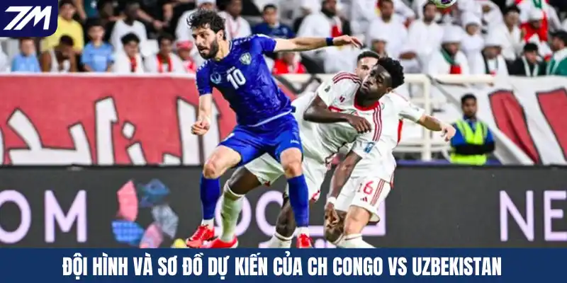 Đội hình và sơ đồ dự kiến của CH Congo vs Uzbekistan