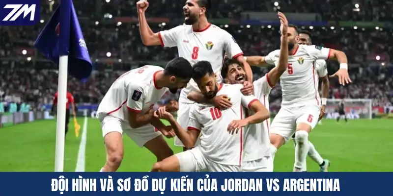 Đội hình và sơ đồ dự kiến của Jordan vs Argentina