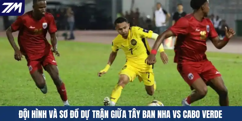 Đội hình và sơ đồ dự trận giữa Tây Ban Nha vs Cabo Verde