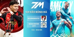 Kèo bóng đá Bournemouth vs Manchester City hôm nay ngày 20/05/2026 - NHA