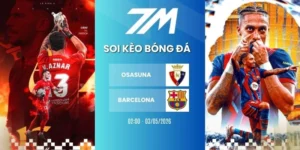 Tỷ lệ kèo Osasuna vs Barcelona hôm nay ngày 03/05/2026 - La Liga