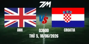 Tỷ Lệ Nhà Cái Anh Vs Croatia - Bảng L World Cup 03h00 18/06/2026