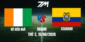 Tỷ Lệ Nhà Cái Bờ Biển Ngà Vs Ecuador - Bảng E World Cup 06h00 15/06/2026